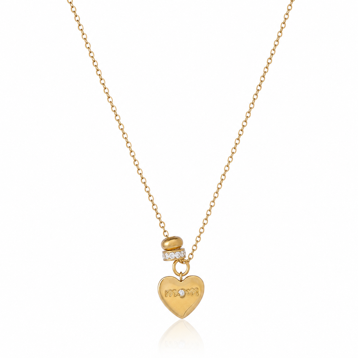Mom Heart Necklace