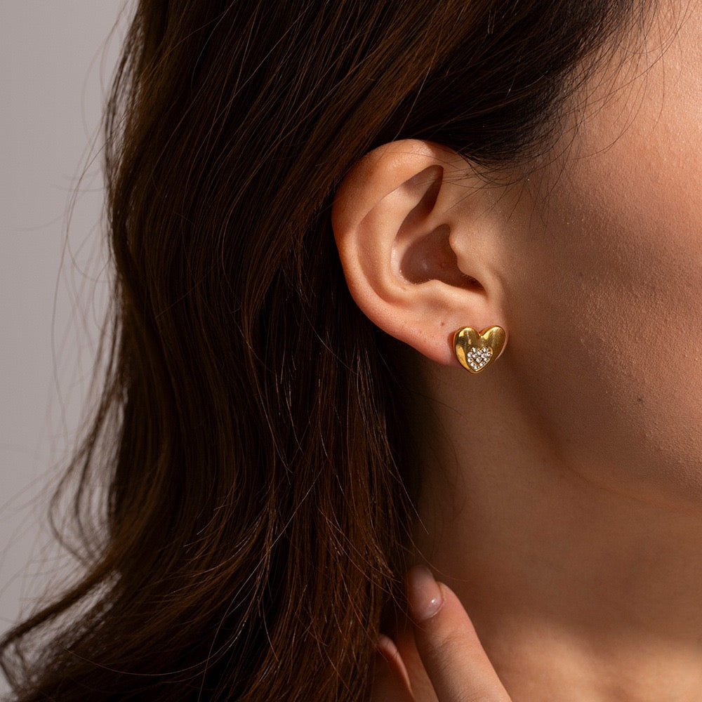 Vela Heart Earrings