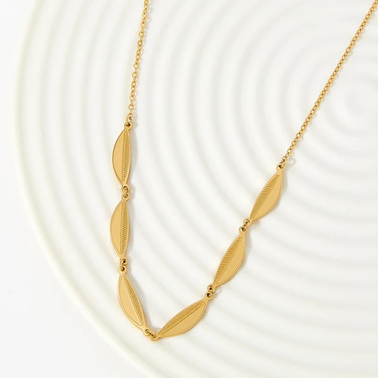 Golden Leaf Necklace