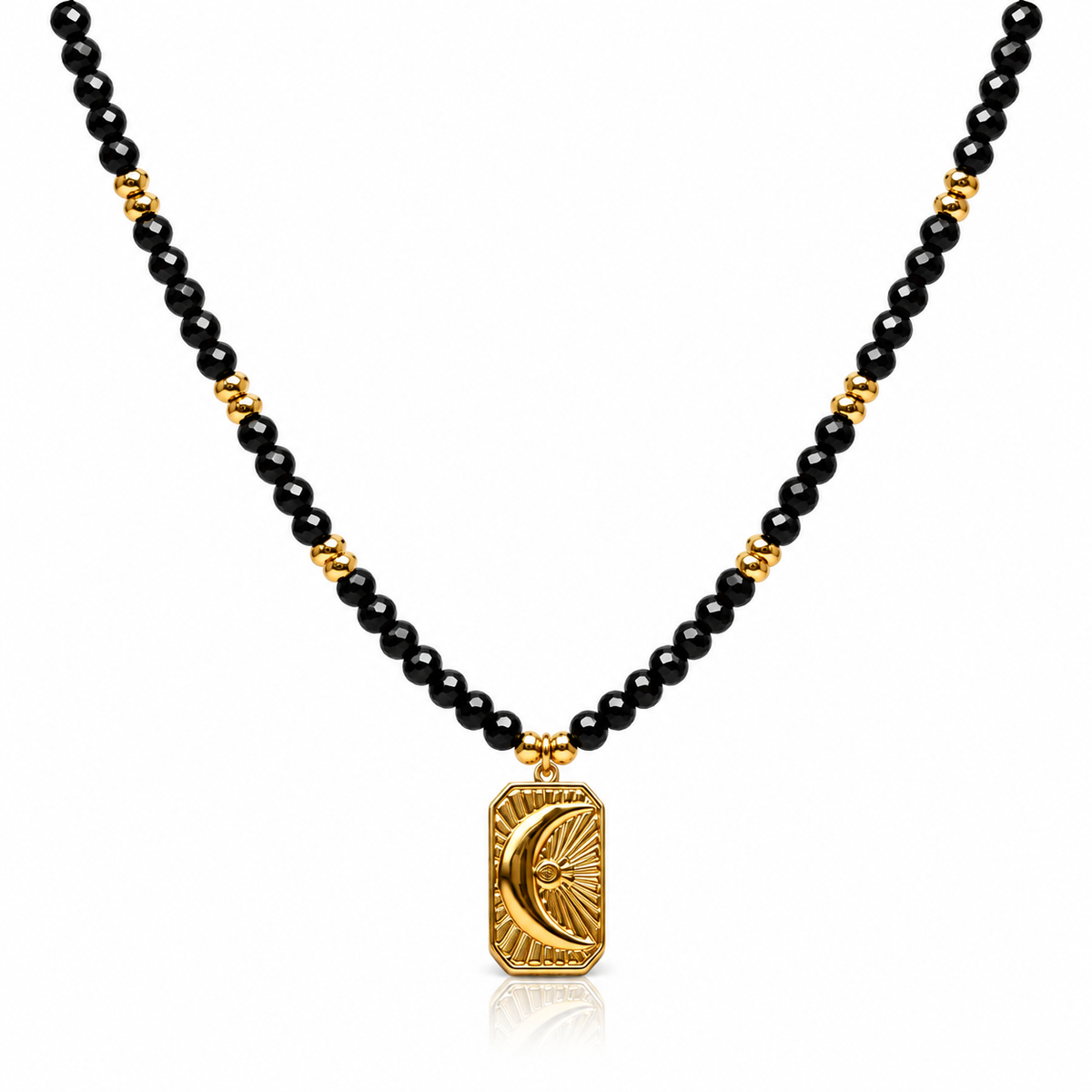 Moon Bead Necklace