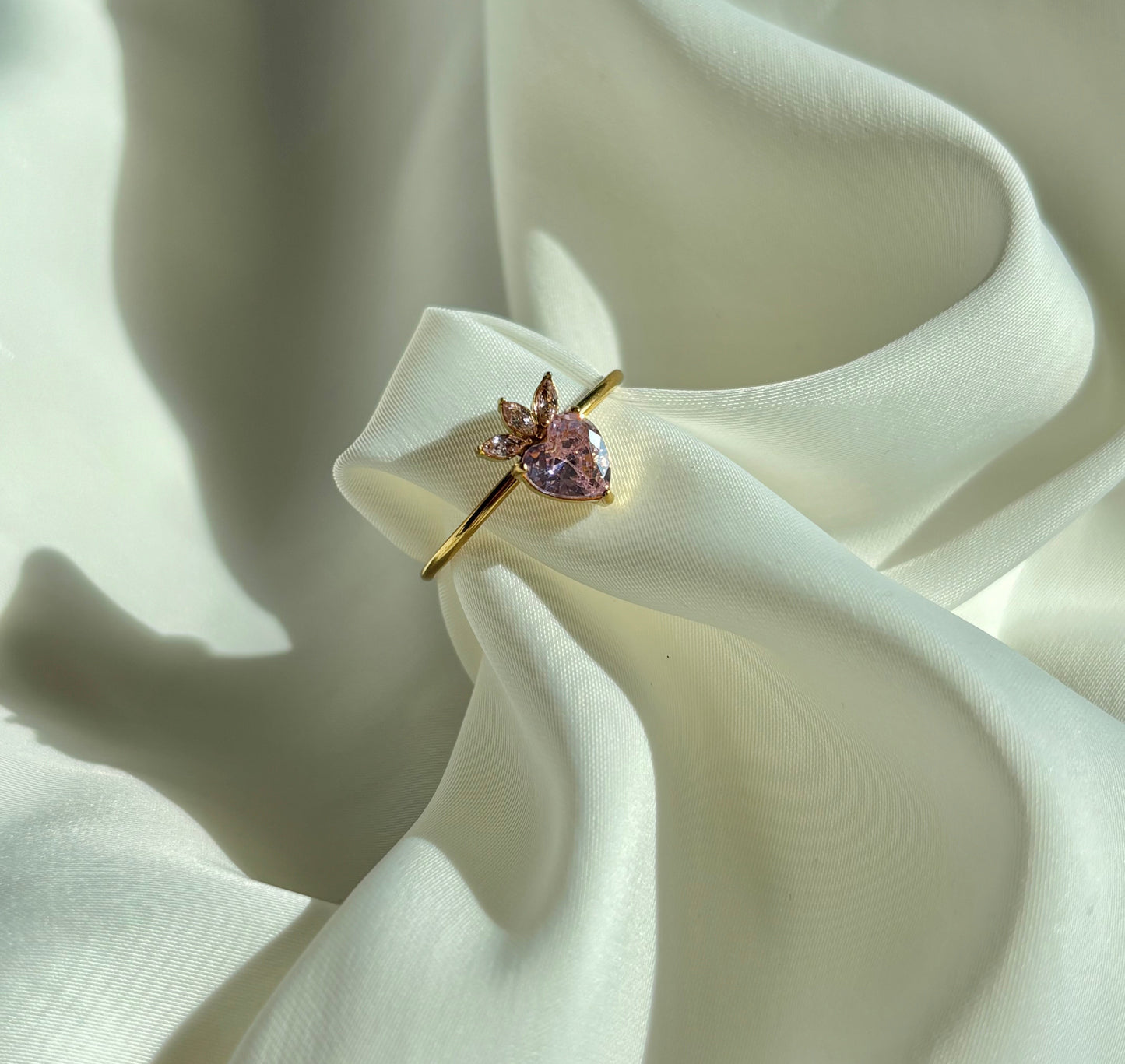 Crown Heart Ring