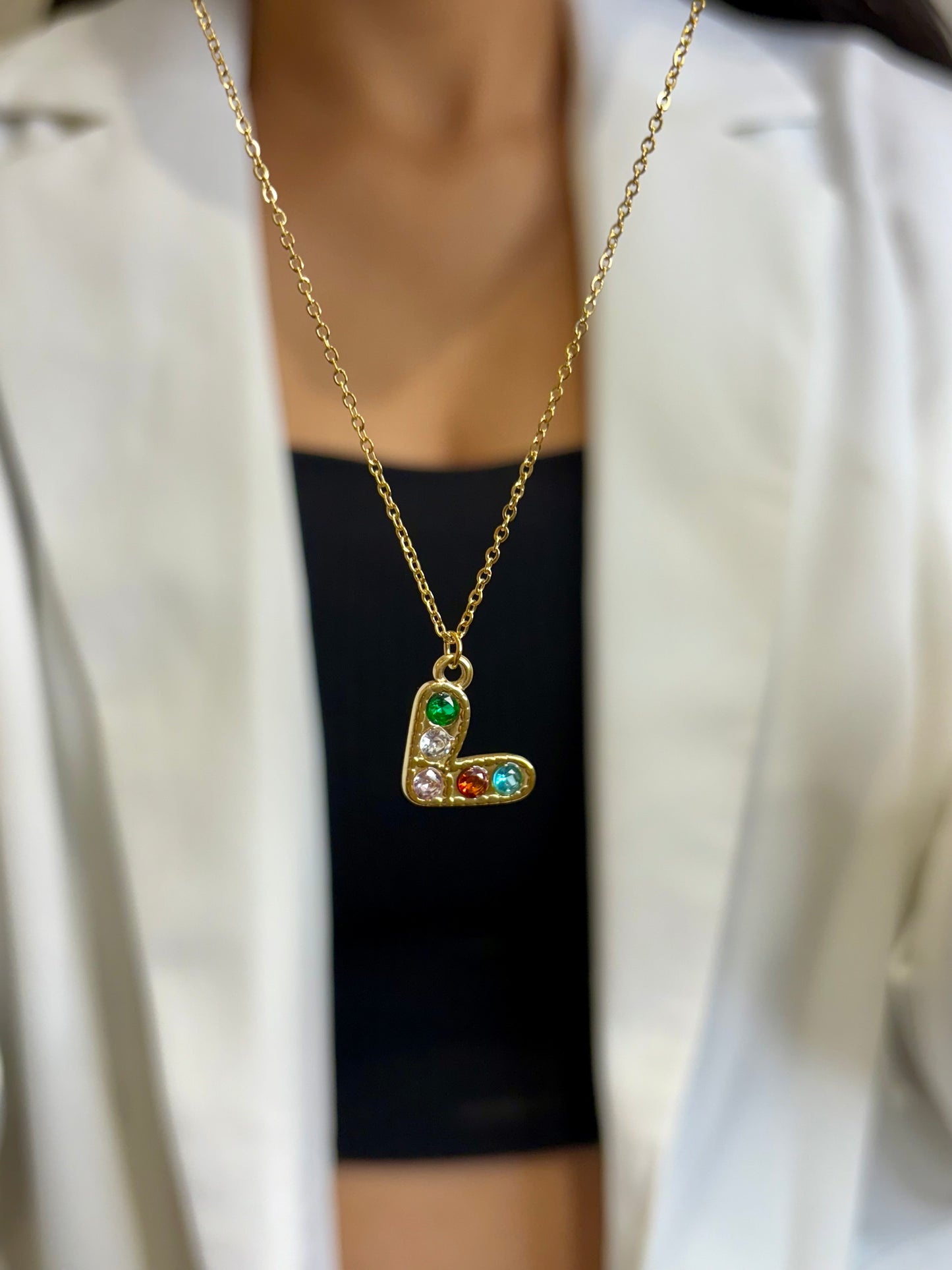 Colorful mini Heart Necklace