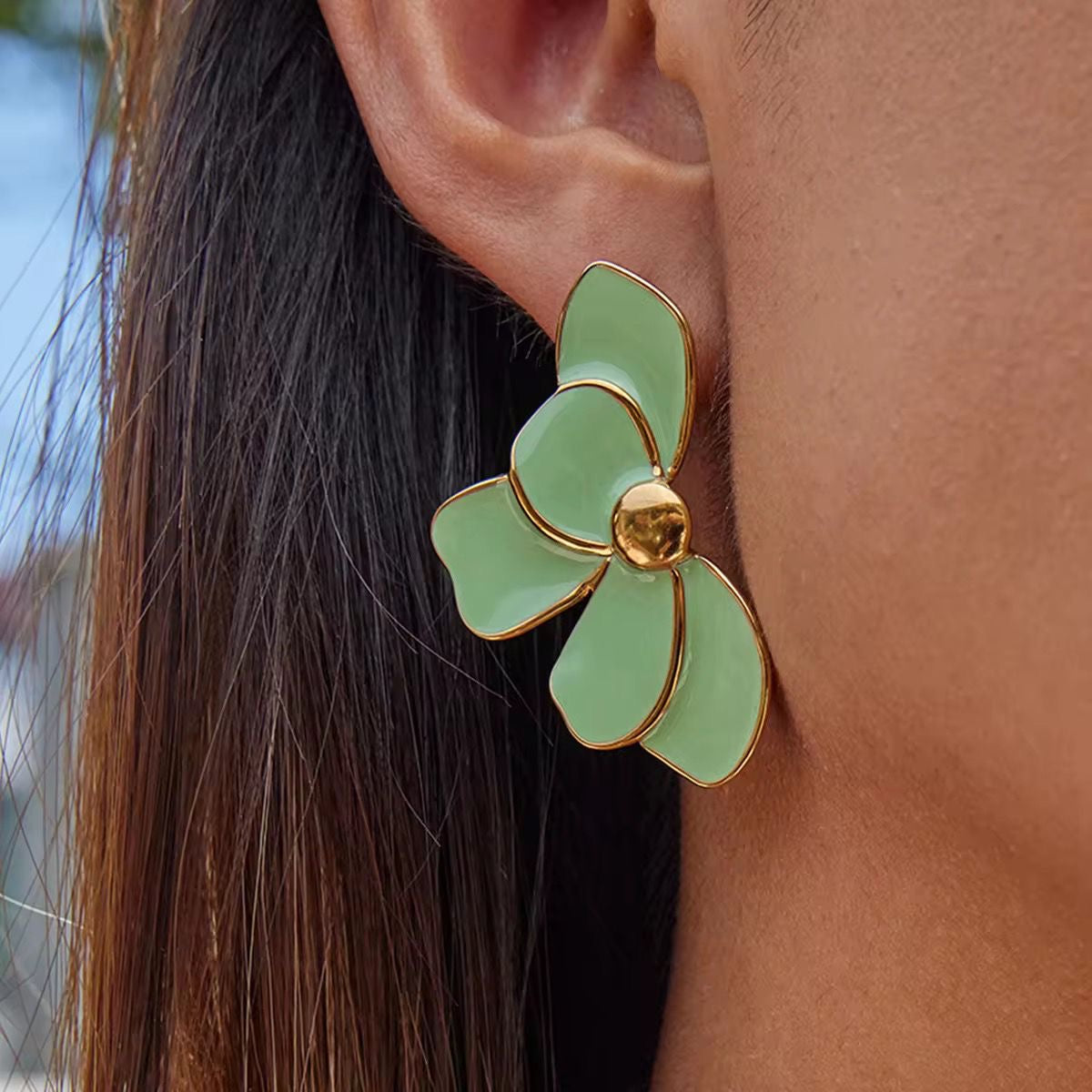 Frosted Earring