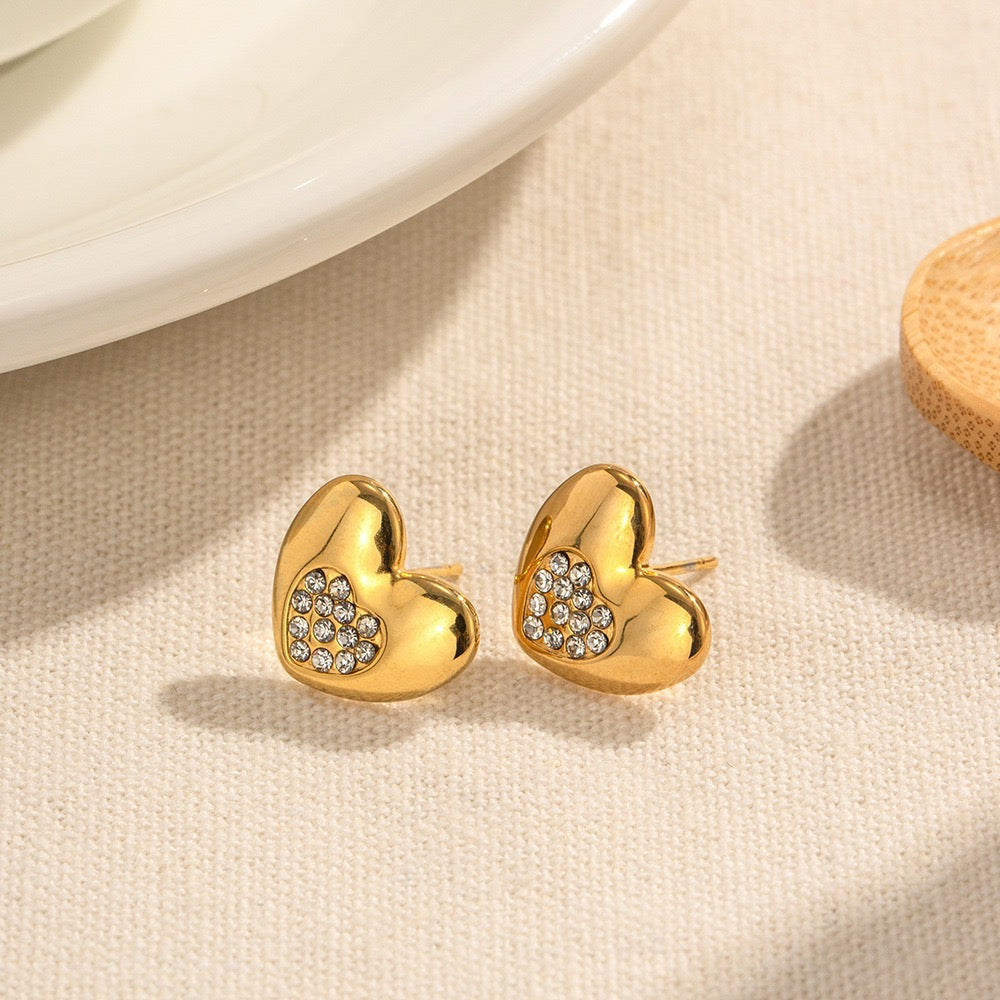 Vela Heart Earrings