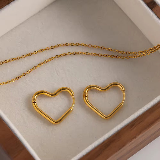 Basic 18K Hoop Earrings