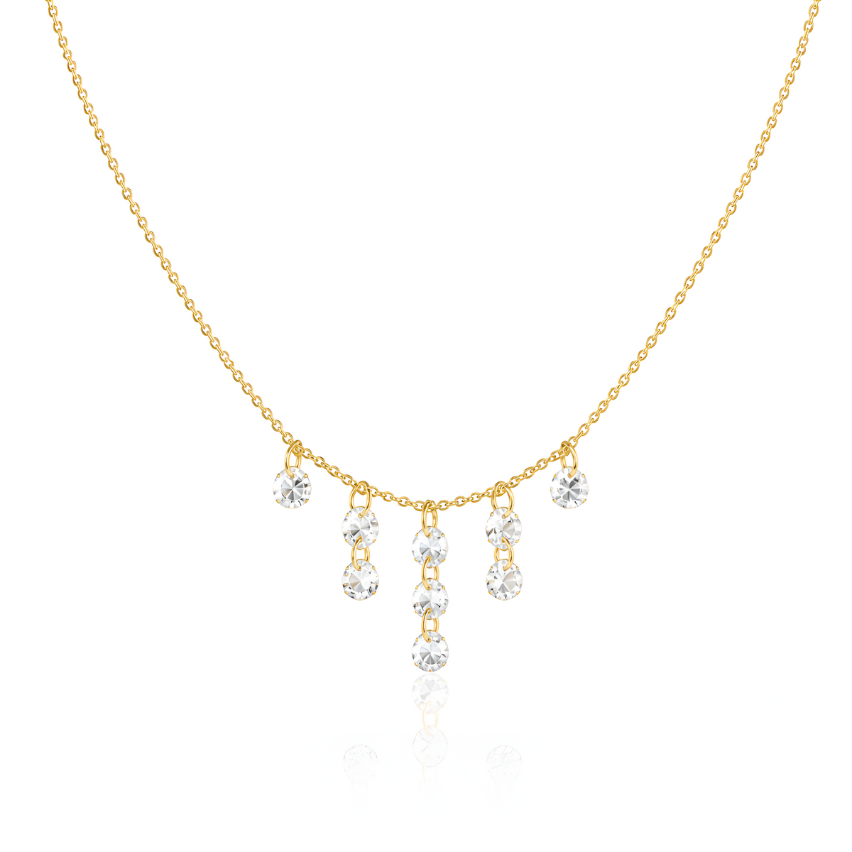 Crystal Cascade Necklace