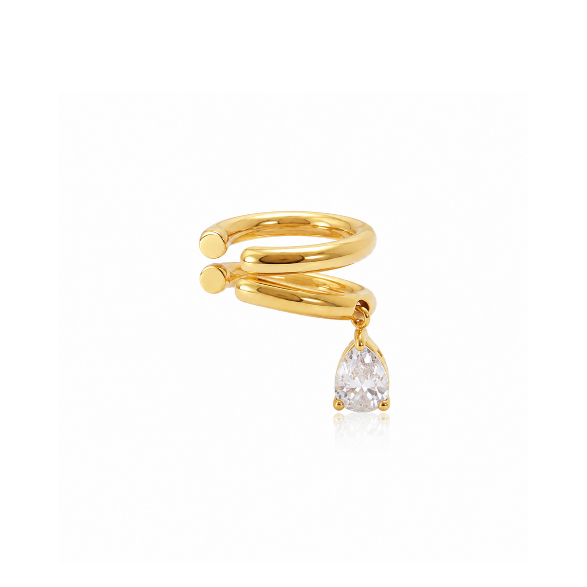 Lumi Drop Ear Cuff — Single Piece