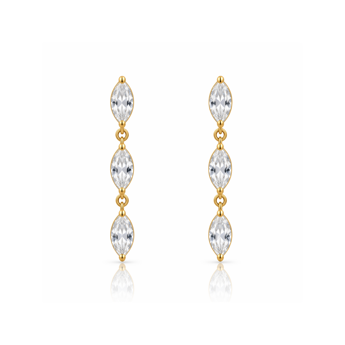 3 Drop Earrings