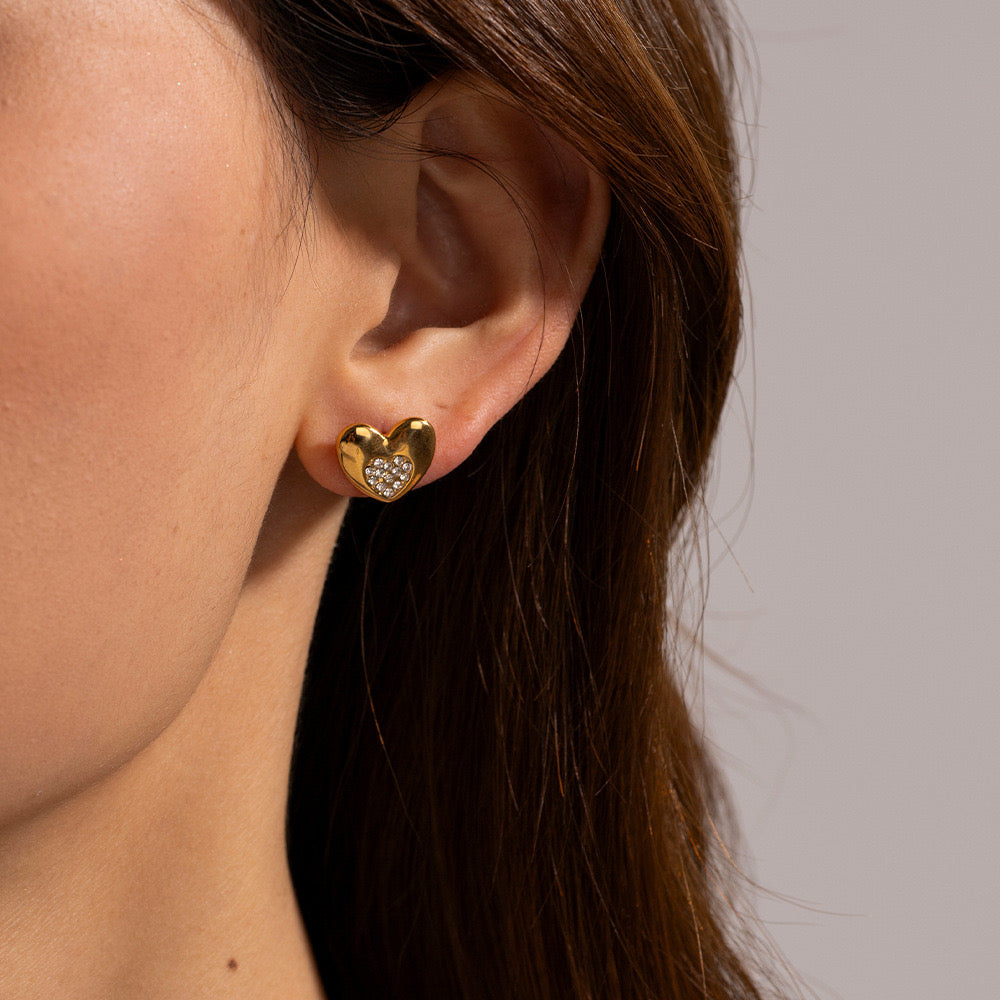 Vela Heart Earrings