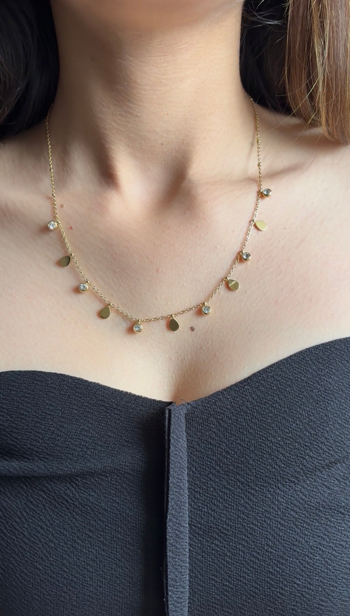 Cyra Drop Necklace