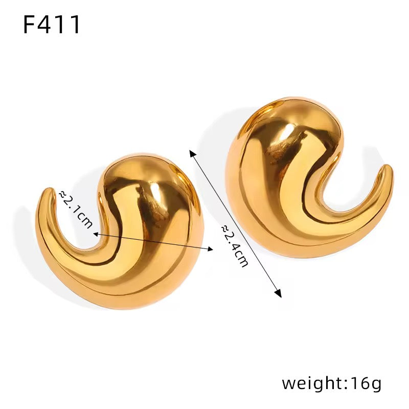 Auric Wave Earrings