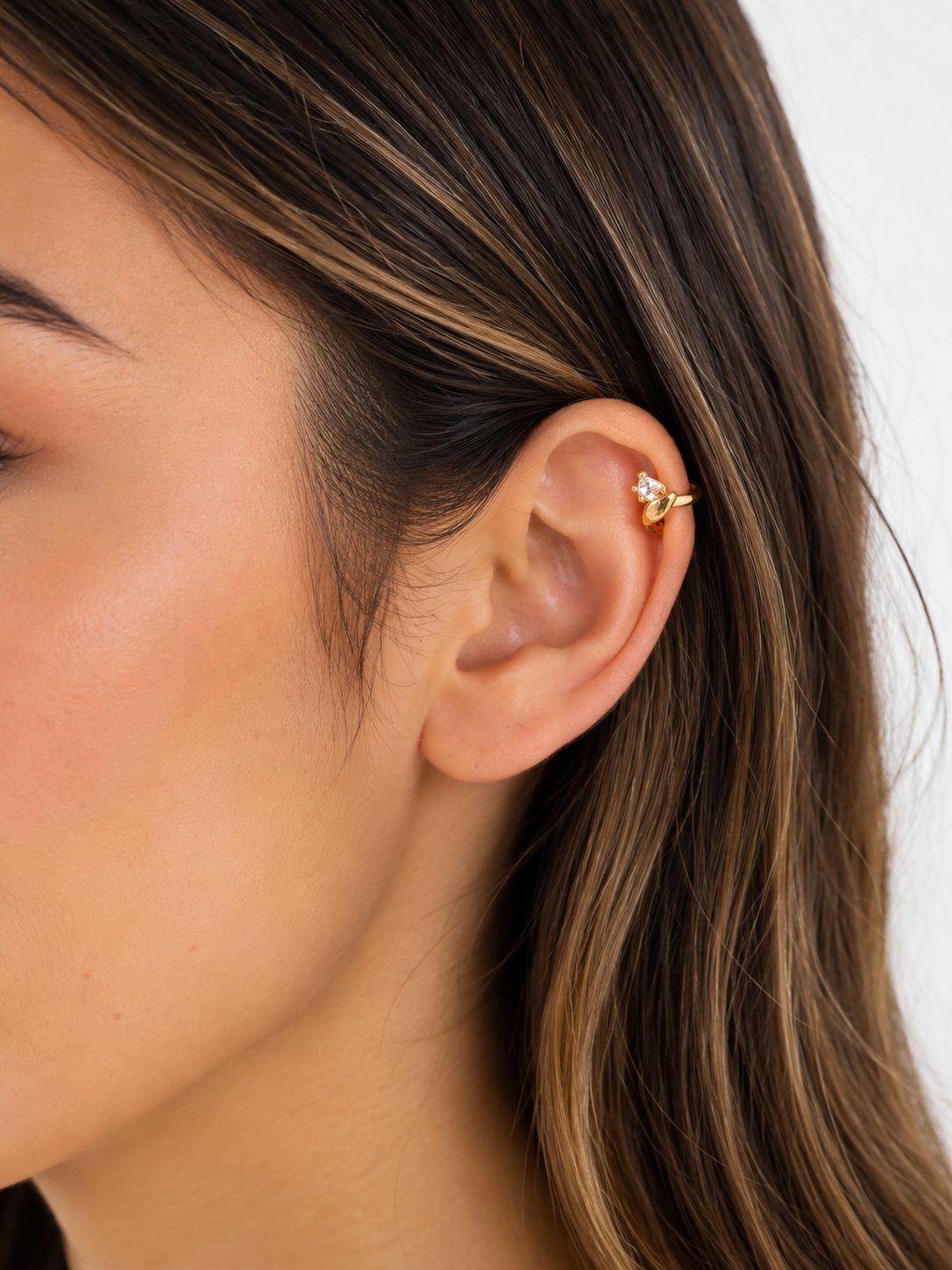 Mini Heart Duo Upper Ear Lobe