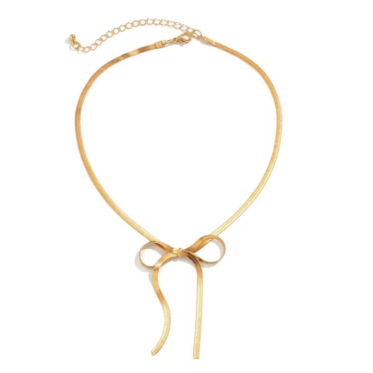 Long Bow Necklace