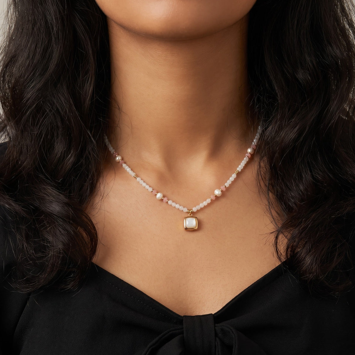 Rosalie Cameo Necklace