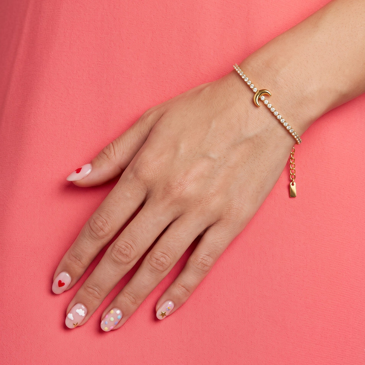 Moon Tennis Bracelet