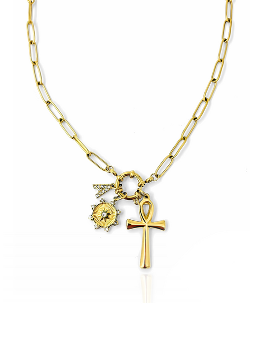 Cross Charm Necklace