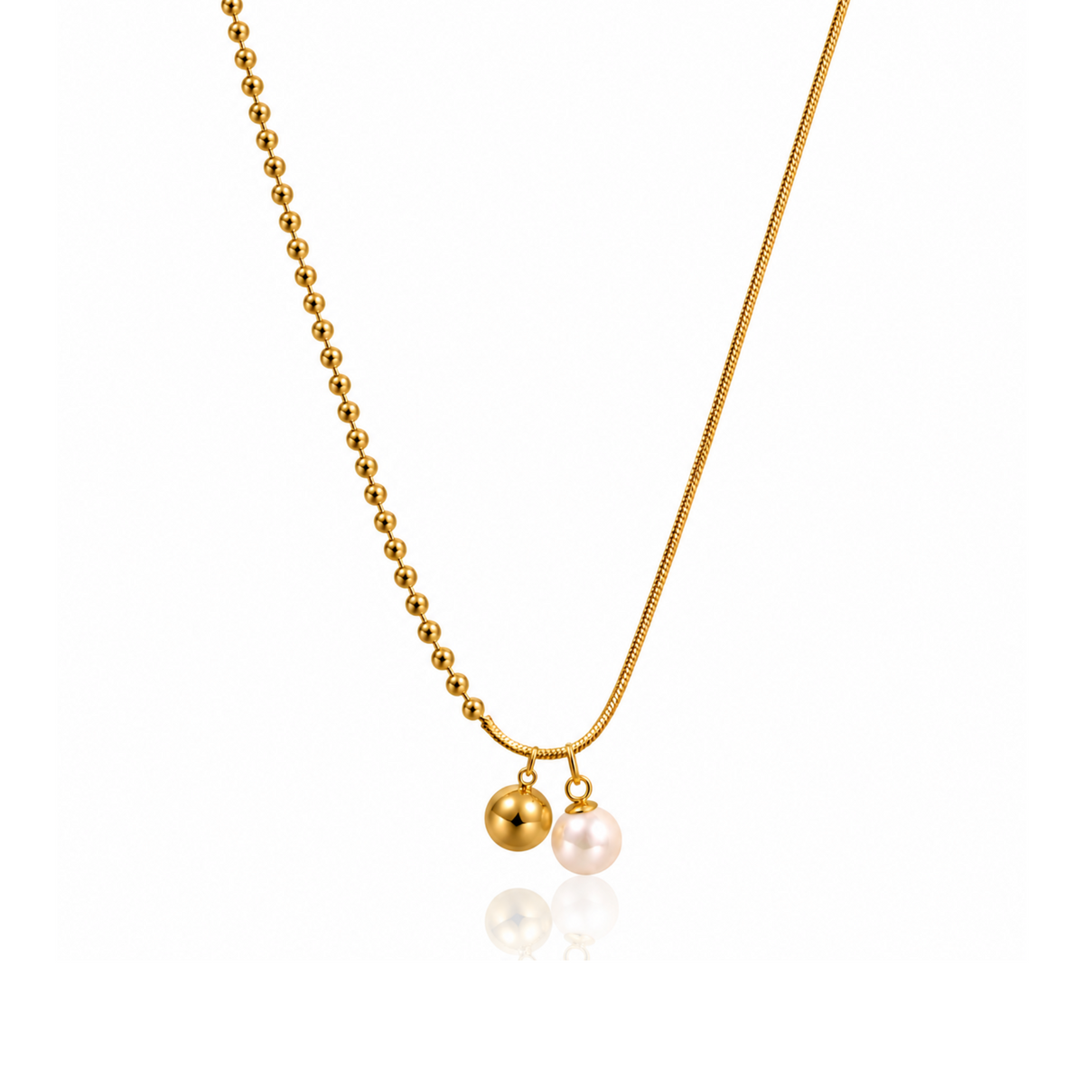 Camellia Pearl Necklace