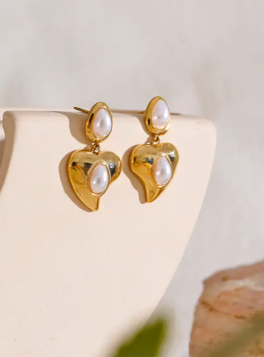 Maple Heart Earrings