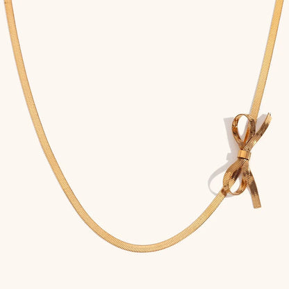 Bow Necklace