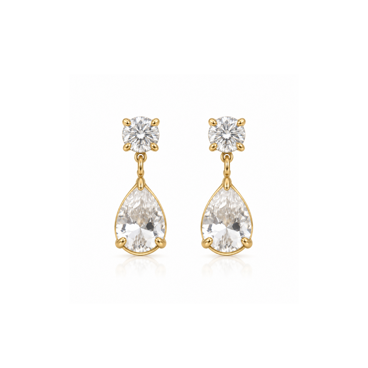 Oval Dewdrop Earrings