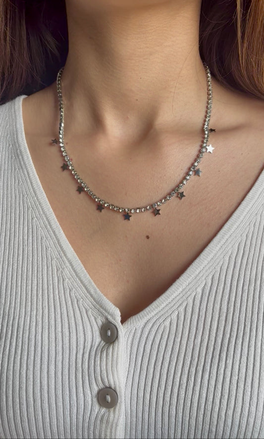 Tennis Star Necklace