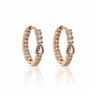 Eterna Crystal Hoops