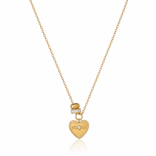 Mom Heart Necklace