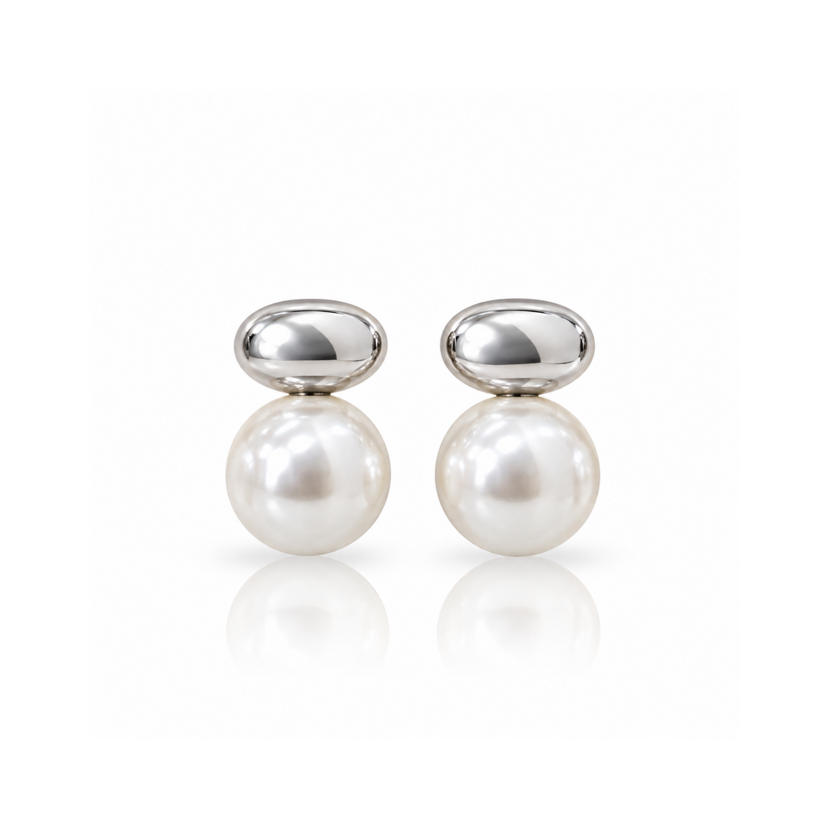 Luna Pearl Drop Studs