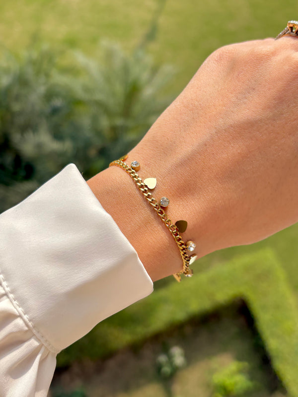 Alma Heart Bracelet