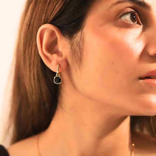 Mia Earrings- Black
