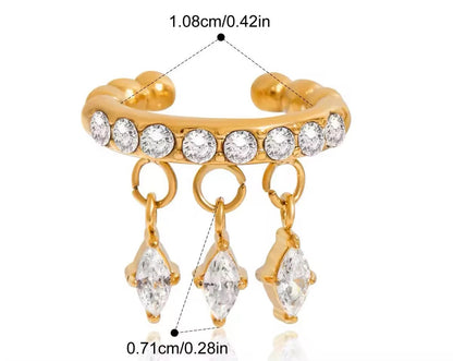 Trio Earcuff #Single piece