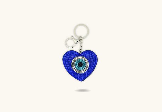 Heart Nazar Key Chain