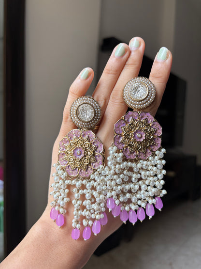 Royal Orchid Earrings