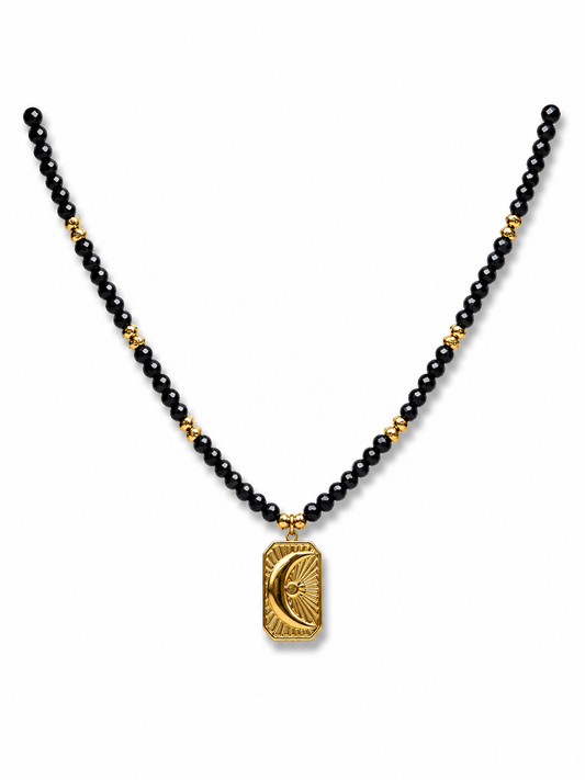 Moon Bead Necklace