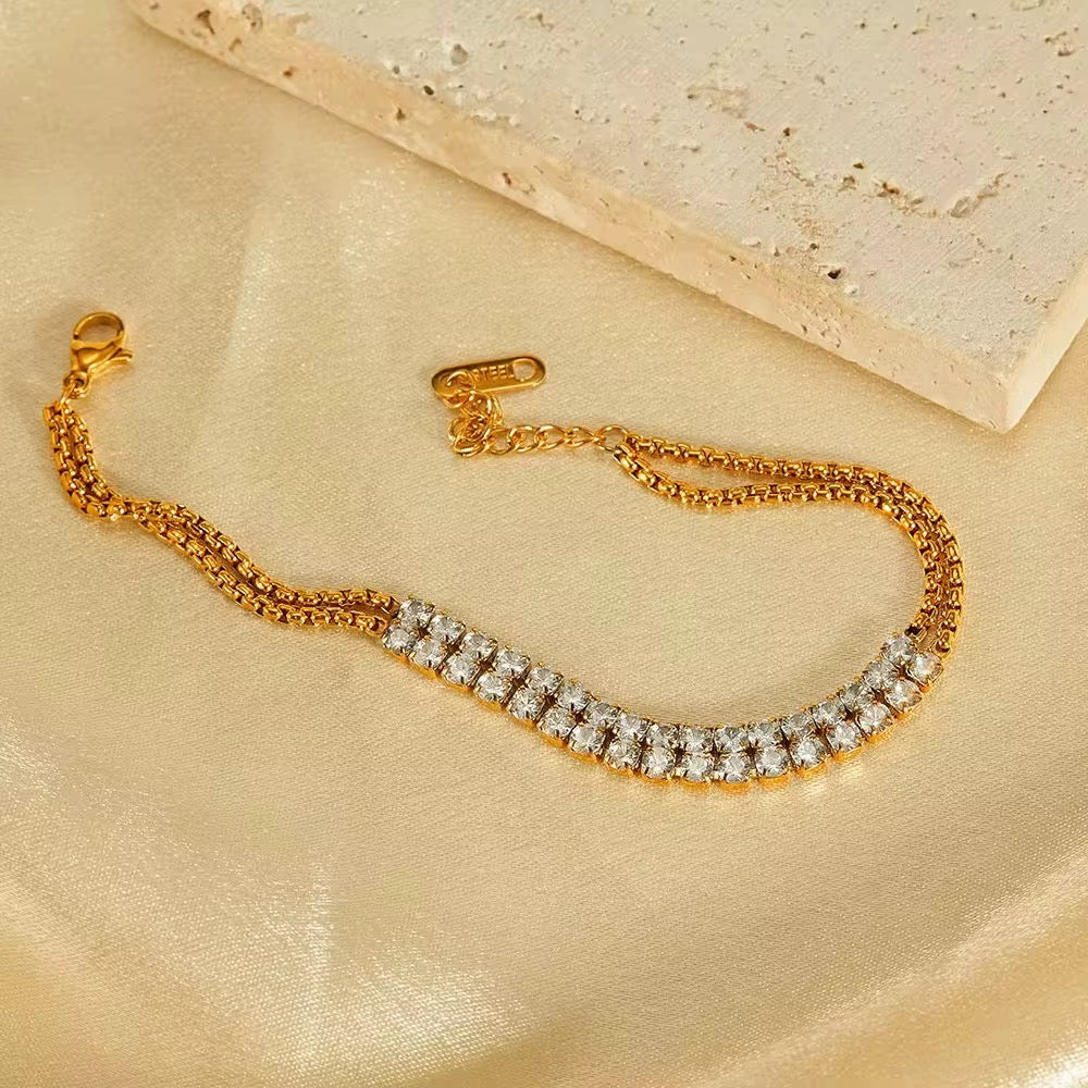 Duo Tennis Bracelet