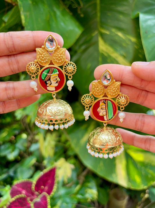 Madhubani Jhumka