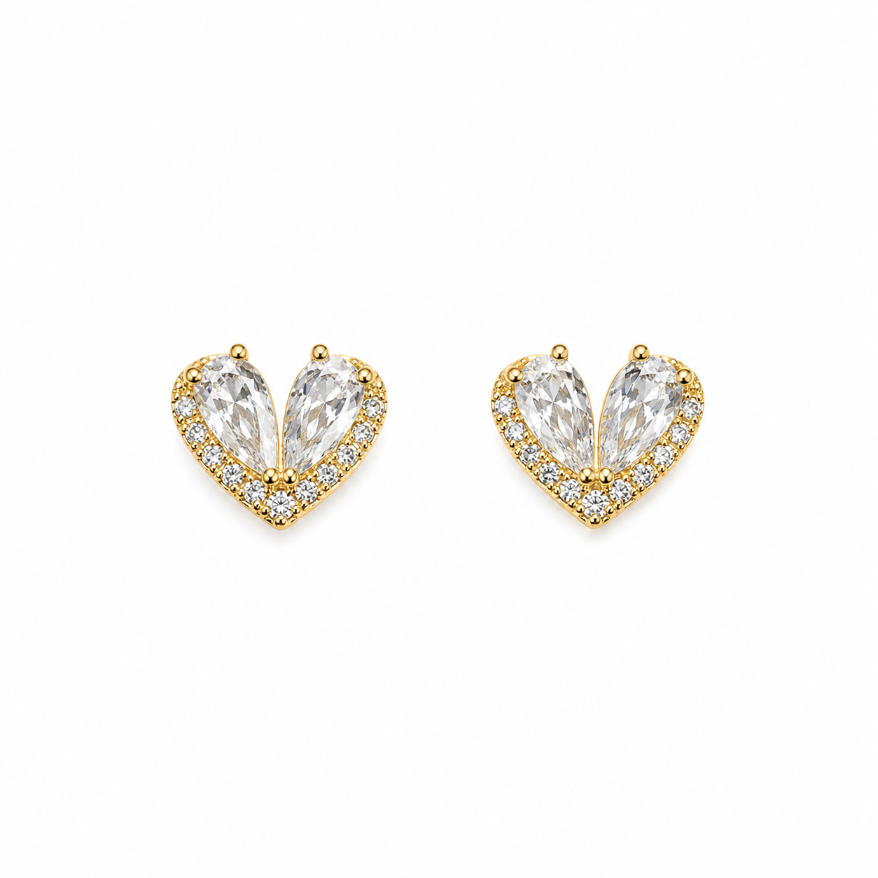 Mini Heart Bling Stud