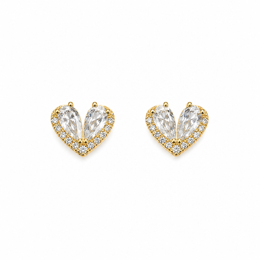Mini Heart Bling Stud