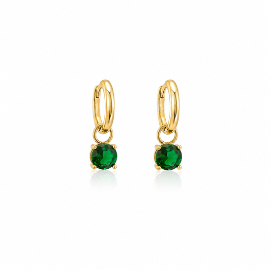 Celine Earrings #Emerald