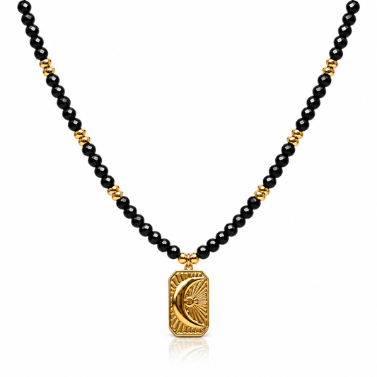 Moon Bead Necklace