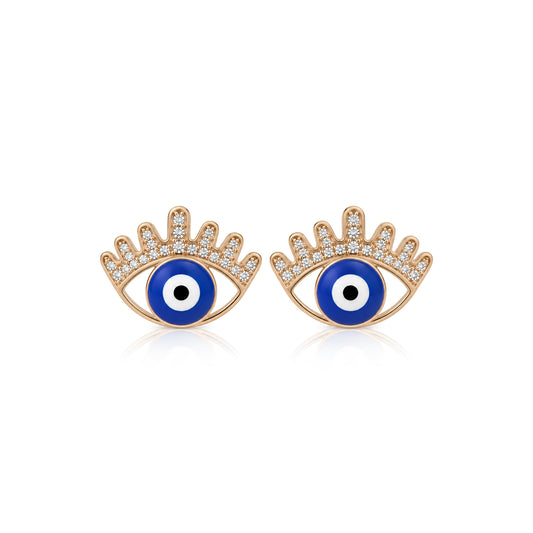 Nazar Crystal Eye Big Studs