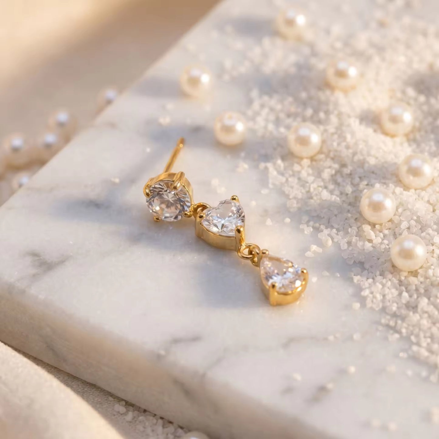 Heart Andrea Earrings