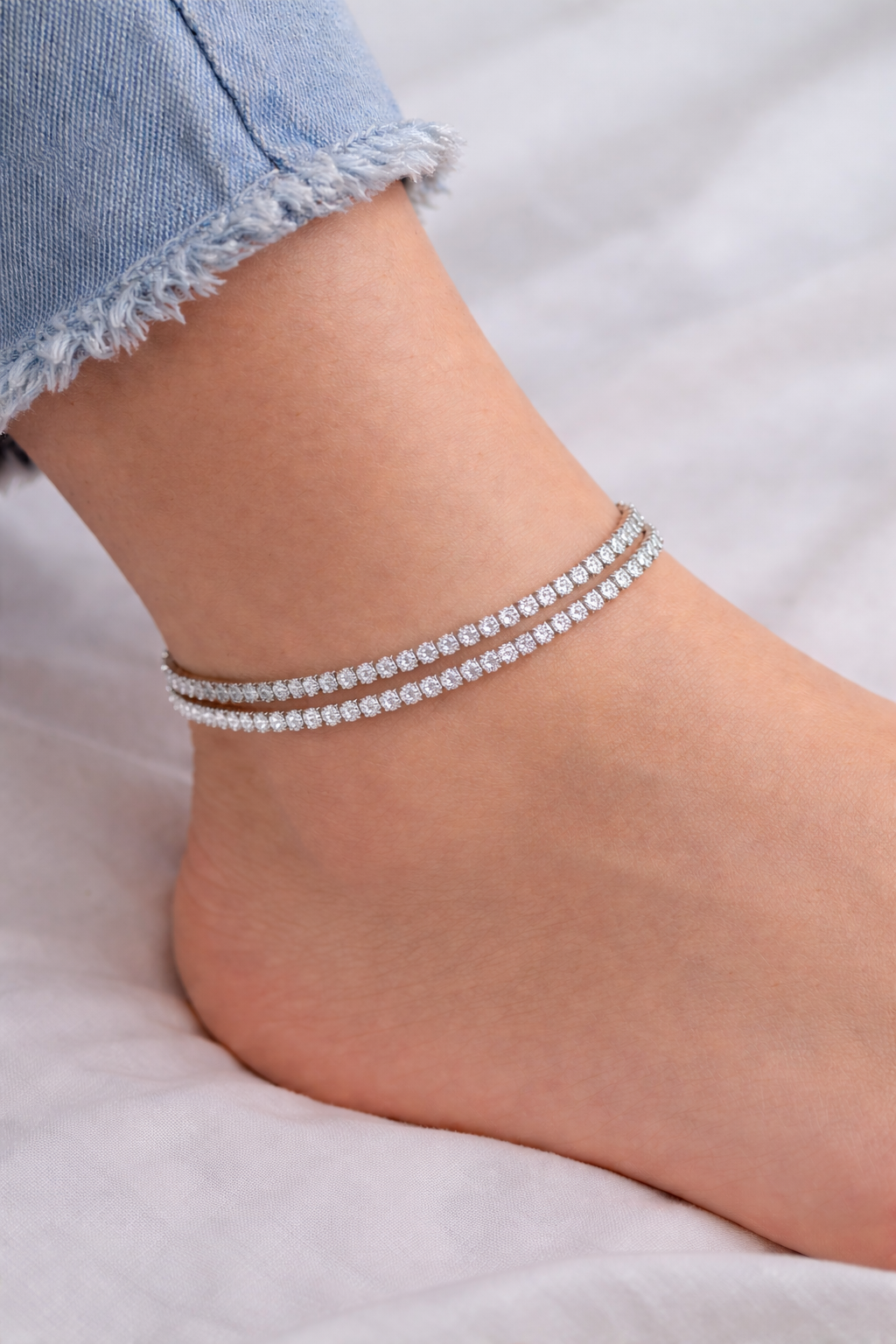 Duo Tennis Anklet