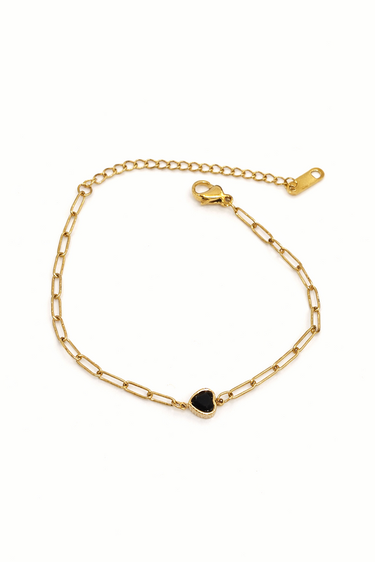 Paperclip Heart Bracelet