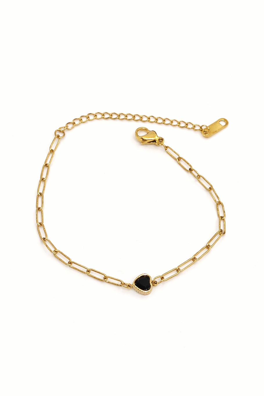 Paperclip Heart Bracelet