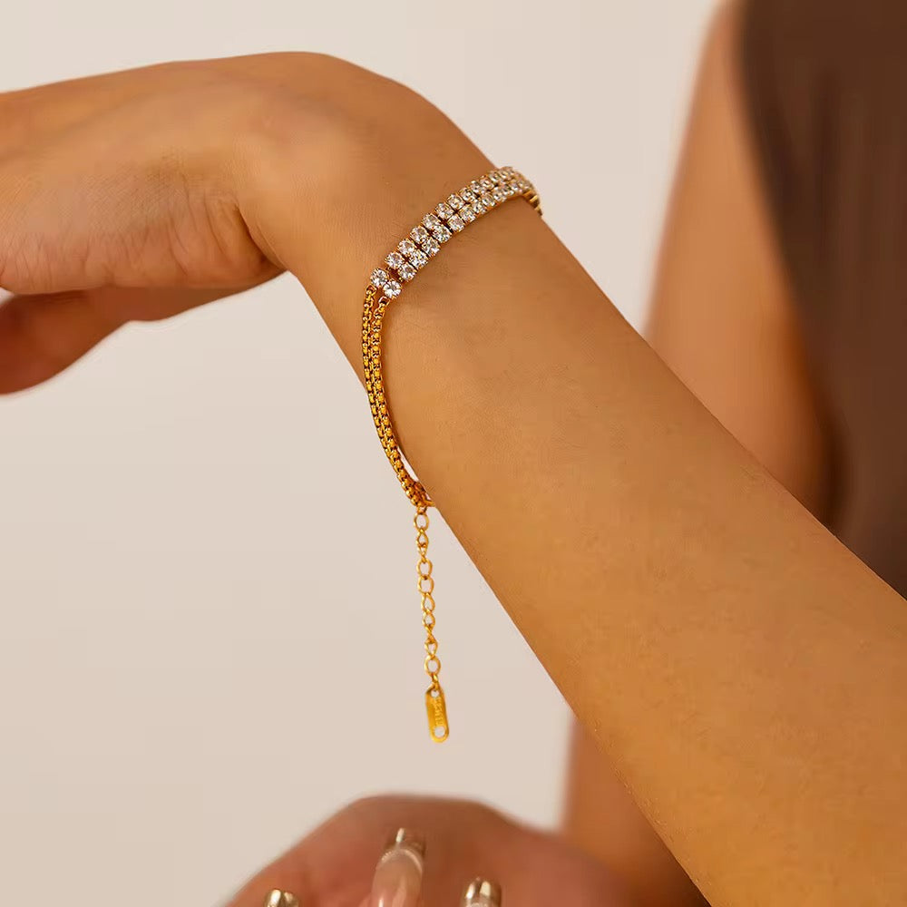 Duo Tennis Bracelet