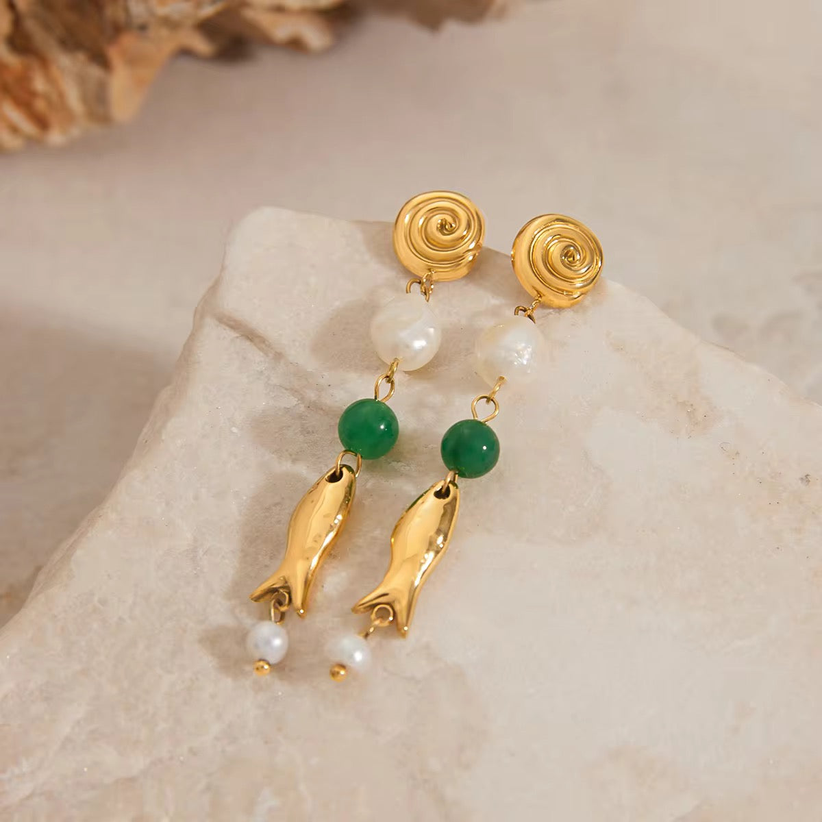 Pearl Dive Earrings