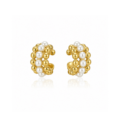 Pearl Bloom Ear Cuff