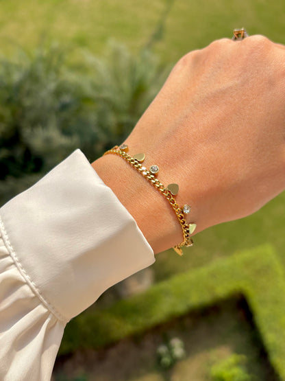 Alma Heart Bracelet