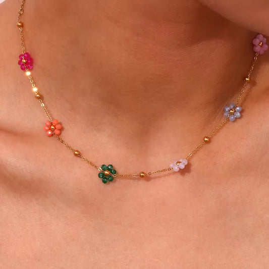 Flora Charm Necklace